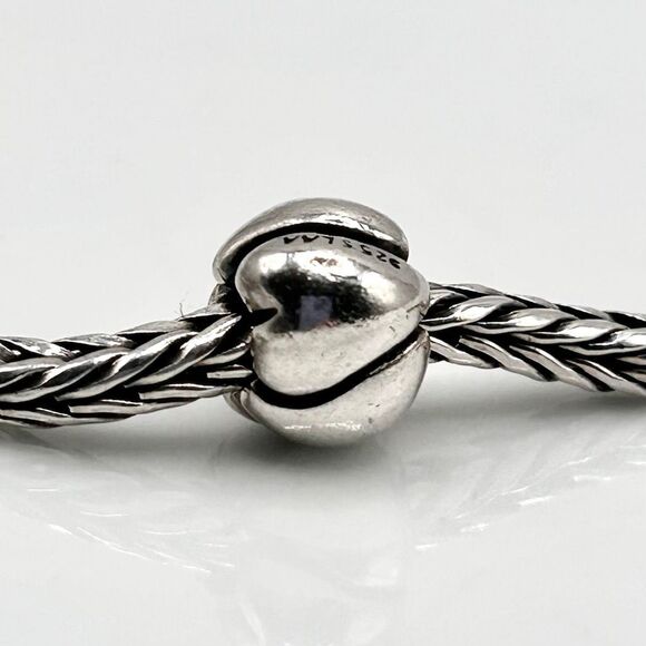 TROLLBEADS Hearts Silver Bead, Big #2 925S LAA Preloved, Excellent - Picture 3 of 5